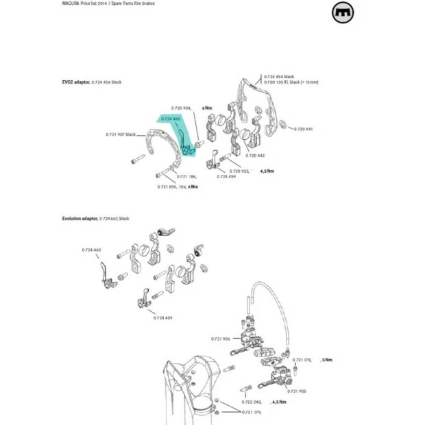 Blocage Rapide Pour Evo 2 Magura - 0724460 3 Blocage Rapide Pour Evo 2 Magura - 0724460