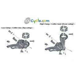 Dérailleur Avant Shimano Deore XT FD-M8000-H - Side Swing 7 Dérailleur Avant Shimano Deore XT FD-M8000-H - Side Swing -Magasin De Vélo derailleur avant shimano deore xt fd m8000 h side swing 2