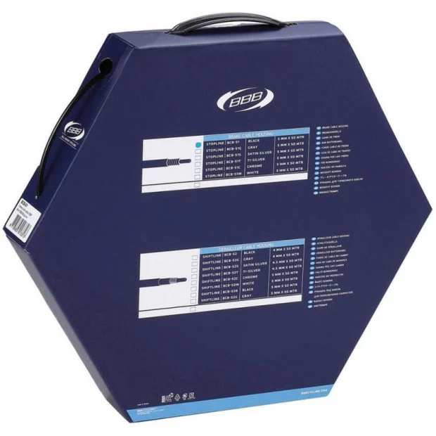 Gaine De Frein Ø5mm BBB BCB-51 Téflonnée Noir (1m) 3 Gaine De Frein Ø5mm BBB BCB-51 Téflonnée Noir (1m)