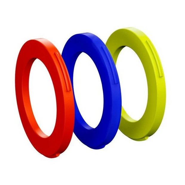 Kit D'Anneaux D'Etrier De Frein 2 Pistons Magura - Rouge/Bleu/Jaune Fluo - X6 3 Kit D'Anneaux D'Etrier De Frein 2 Pistons Magura - Rouge/Bleu/Jaune Fluo - X6