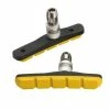 Patin V-Brake Monobloc Jagwire JS908T-Y Jaune - [x 1 - Paire] -Magasin De Vélo patin v brake monobloc jagwire js908t y x2 jaune
