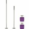 Set De 2 Axes De Blocage De Roues Abus Nutfix M5 Violet - 100/135 Mm -Magasin De Vélo set de 2 axes de blocage de roues abus nutfix m5 violet 100 135 mm